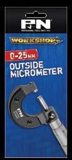 40mm 16mm 267VCD150 9311744439829 Discount Group: Z1001 Measuring Tools Outside Micrometer The P&N Outside Micrometer is perfect for measuring external dimensions of any small space or item,