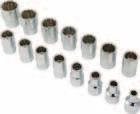 Socket Set 12 Point Product #: 89-339 15 12 Point Standard: 9, 10, 11, 12, 13, 14, 15, 16, 17, 18, 19, 20, 21,