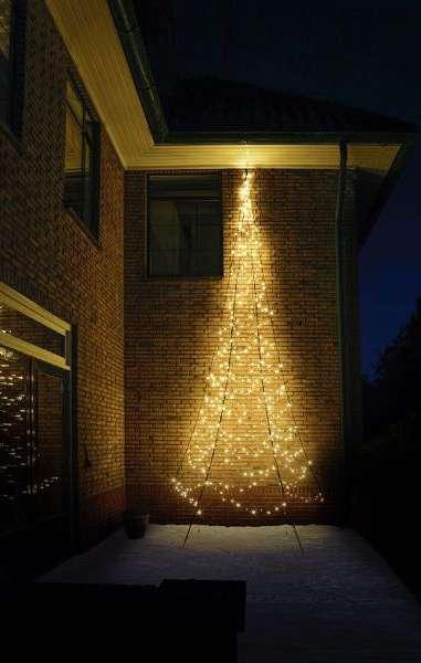 600CM-450LED Fairybell Wall Christmas LED Tree The Fairybell Wall 600CM-450LED is ideal to position against taller buildings or fences for an amazing Christmas LED tree effect, featuring
