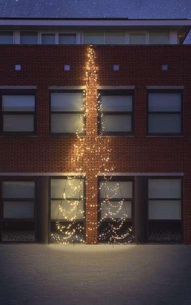 800CM-750LED Fairybell Wall Christmas LED Tree The Fairybell Wall 800CM-750LED is ideal to position against taller buildings or fences for an amazing Christmas LED tree effect.