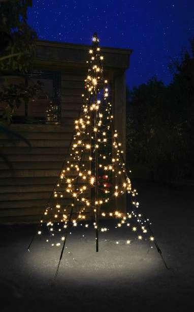200CM-300LED Fairybell Outdoor Christmas LED Tree The Fairybell 200CM-300LED features 300 LED lights and comes supplied with a pole.