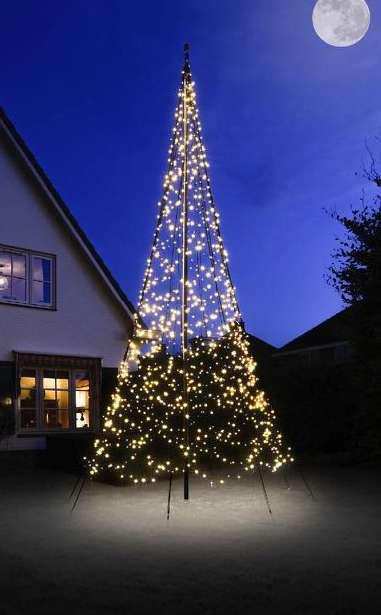 600CM-1200LED Fairybell Flagpole Christmas LED Tree The Fairybell 600CM-1200LED features an amazing 1200 LED lights.