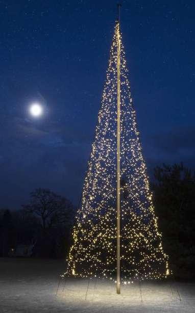 1000CM-4000LED Fairybell Flagpole Christmas LED Tree The Fairybell 1000CM-4000LED is the largest in our Fairybell collection; standing 10 m (33 ft) tall and featuring an impressive 4000 LED lights.