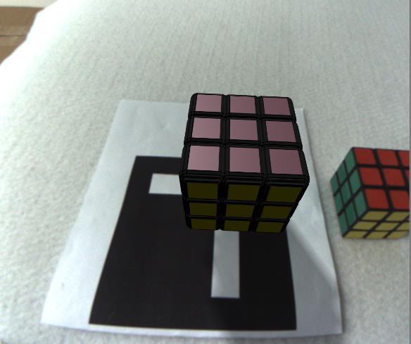 Color Values Actual cube Virtual cube Actual cube Virtual cube