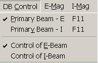 b. SEM imaging: confirm the electron beam as primary beam for image either by click or check Primary Beam E, as shown in Fig. 6.