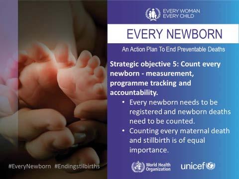 SDG target 3.2 by 2030, to end preventable deaths of newborns and children under five years of age.