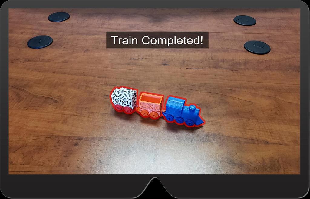 Screen Mockup: Build a Train Complete The Capstone