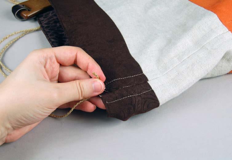 sewing tutorial Cut your cording into four equal pieces.
