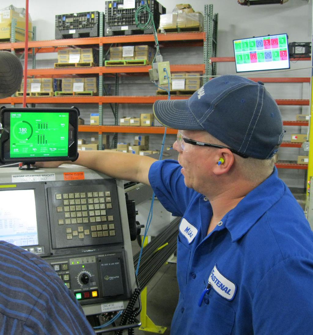 The Future Since the initial pilot of MachineMetrics, Fastenal expanded their implementation by integrating more machines and more equipment.
