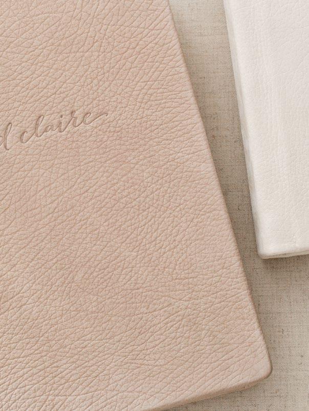 ALPINE LEATHER ALBUM CHAI Leather albums embody a traditional, classic look that stands the test of time.