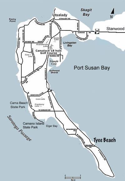 Camano Island Surveys Visited potential sites 1