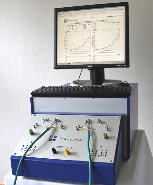 Indicative picture Phoenix 1004 DT Automatic measuring system for xdsl & LAN cables (100 MHz) Designed to measure all types of telecom and special cables Compliant to all major national standards for
