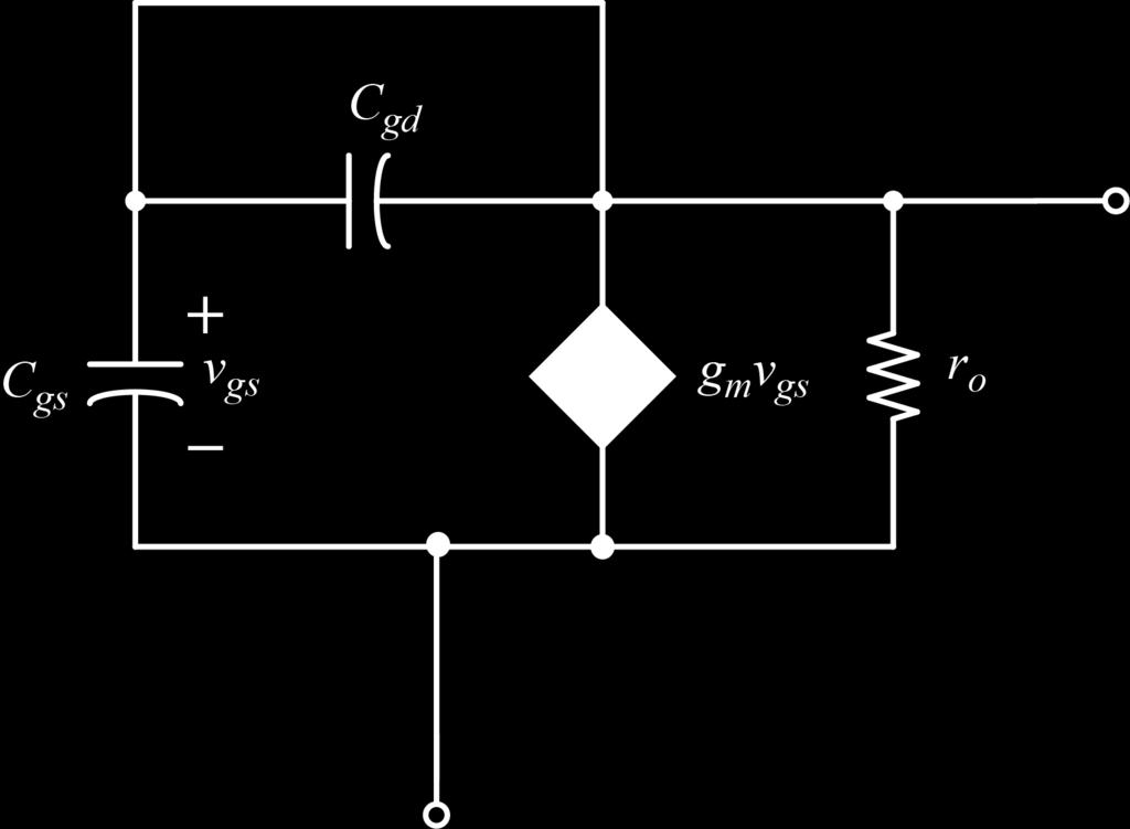 Diode Connected -- SS Mode We can derive the sma-signa mode by shorting out the hybrid-pi