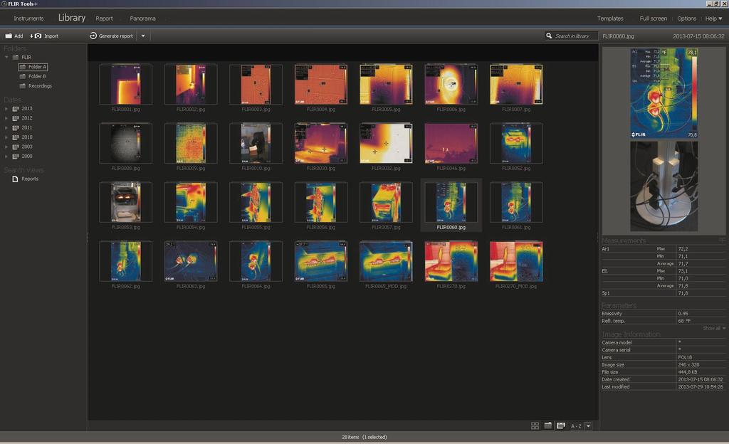 4 What is Flir Tools/Tools+? 4.1 Introduction Flir Tools/Tools+ is a software suite specifically designed to provide an easy way to update your camera and create inspection reports.