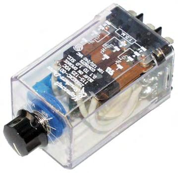 & SQUARE BASE TIME DELAY RELAYS SPST, DPDT & 3PDT, 0 AMPS THE CLASS ON DELAY & OFF DELAY TIME DELAY RELAYS HAVE RANGES FROM 0. TO 300 SECONDS.
