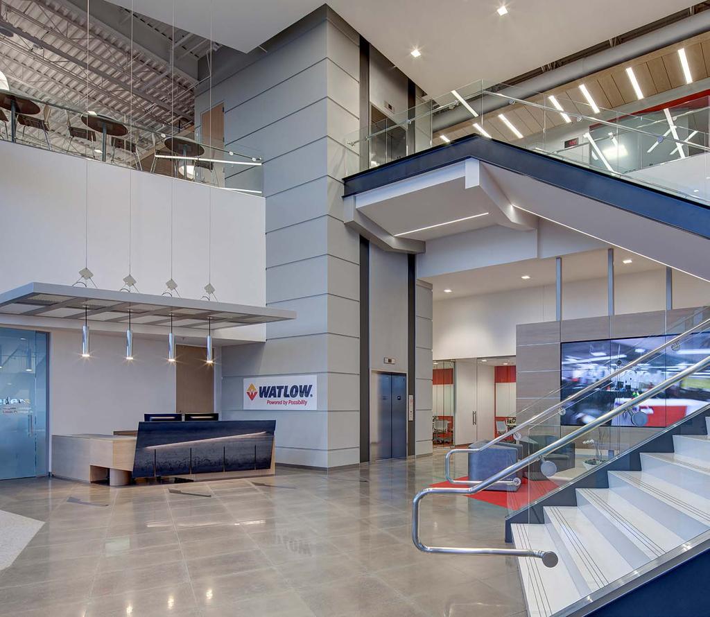 Watlow, a $500-million global innovator in the design and manufacturing of thermal systems, wanted to renovate the company s 50,000-square-foot global headquarters and create a state-of-the-art