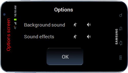 a. Will users be trying to produce whatever effect the action has? Yes. If they desire to mute the background sound or sound effects, they will be trying to produce this effect. b. Will users see the control (button, menu, switch, etc.