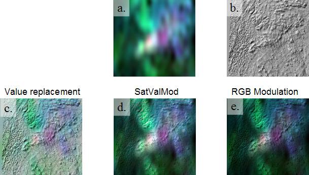 SATURATON AND VALUE MODULATON (SVM) 99 can greatly assist mapping endeavours, as the rock units can be modified based on variations in their magnetic signature.