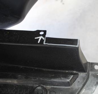 Impreza/Crosstrek Installation Only 18. Using a 13/32 drill bit, ream out the existing hole in the sensor bracket.