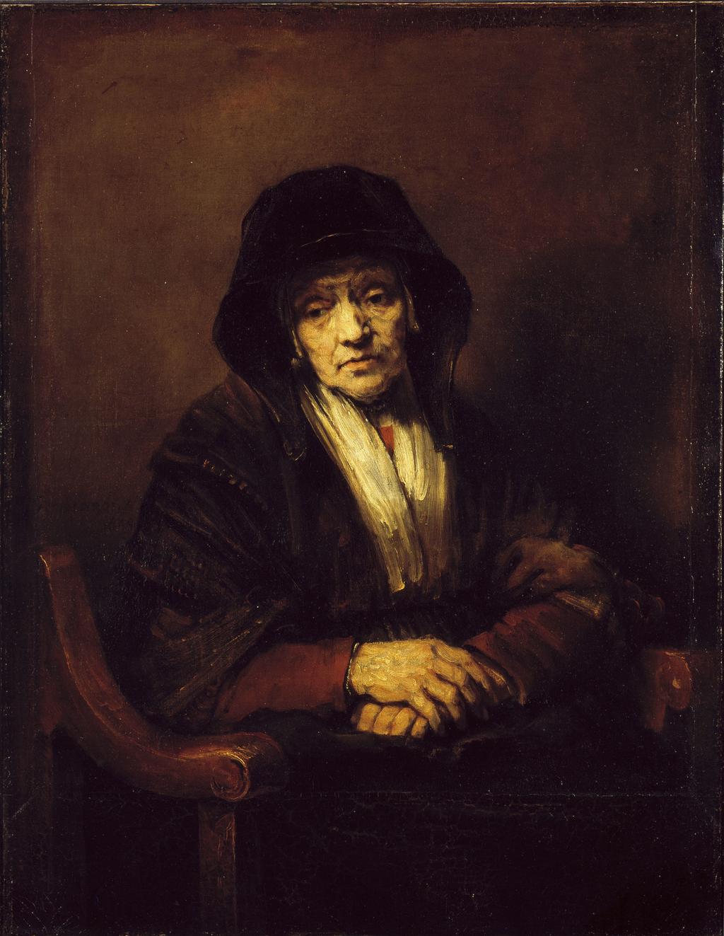 Page 3 of 13 Rembrandt painted this powerfully expressive portrait of an elderly woman Comparative Figures in 1660, at a time when he was exploring, as no artist had ever really done, the depth of