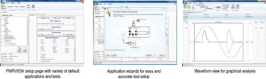 Datasheet PWRVIEW PC software PWRVIEW is a supporting software application for Windows PCs that compliments and extends the functionality of the PA3000.