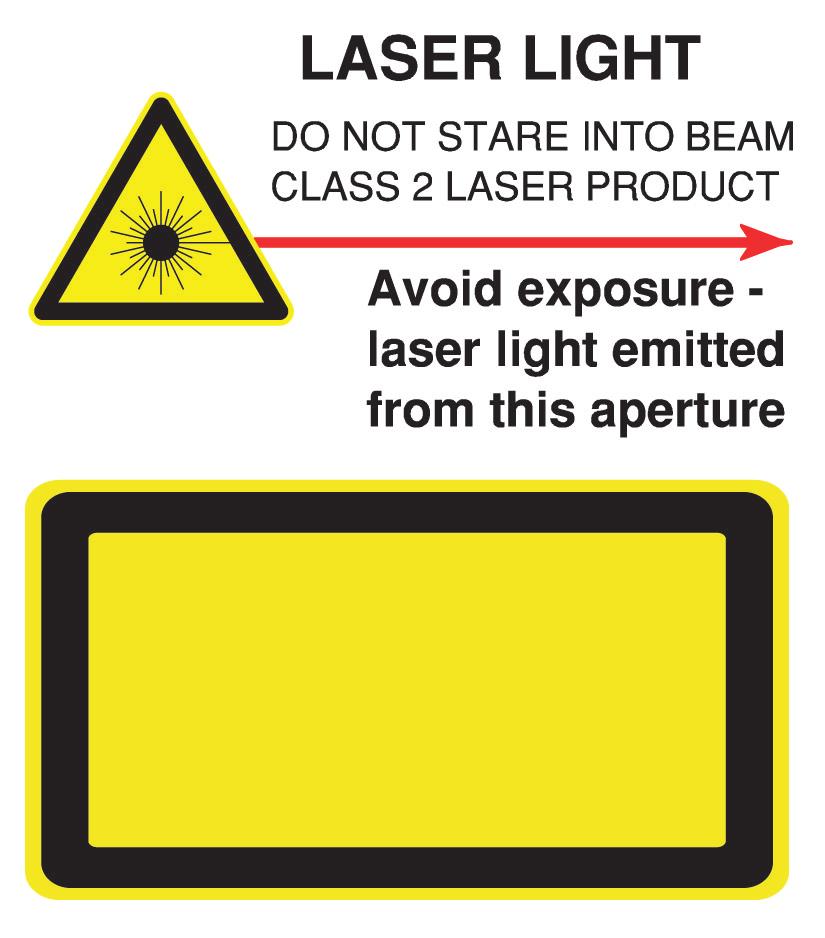 L-GAGE LE550 Laser Gauging Senss Class Lasers Class lasers are lasers that emit visible radiation in the wavelength range from 400 nm to 700 nm, where eye protection is nmally affded by aversion
