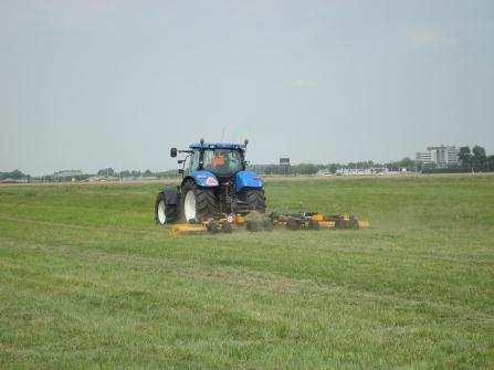 bird deterrent and a positive business case for OPEX mowing costs Mowing scheme: 4-5 rounds per