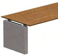 MUNSI Rectangular Desks with wood or metal leg panels Glass or Wood Veneer Top Depth: 1000mm