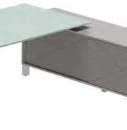 to be left or right handed Rectangular Desks with Support Return Glass or Wood Veneer Top Depth: