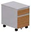 central locking mechanism Option 1) 1 Box drawer & 1 filing drawer Option 2) 3 Box drawers Depth: