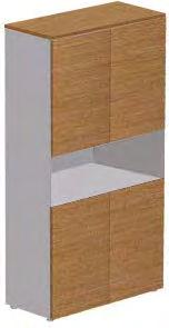 1000mm 2 Door Cupboard Height: 835mm with 1 shelf Height: