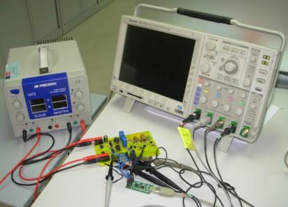 Figure 1: Photograph of the Two-Phase Synchronous Buck SMPS Figure 2: Photograph of the Piccolo DSC Evaluation Board The evaluation boards, programmed by an USB port, and the low power consumption of
