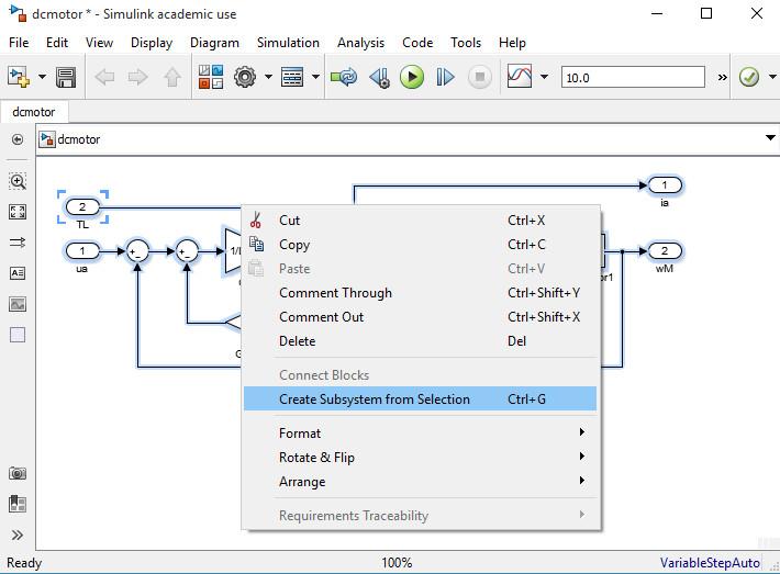 2.2 Building the Model Start Simulink by writing the command simulink in the Matlab Command Window. The Simulink Library Browser opens up, and you can see the blocks available.