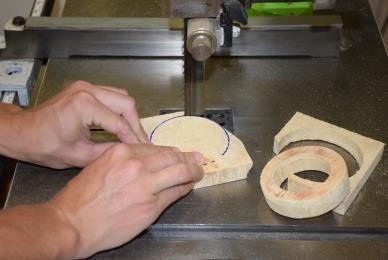 Bangle Bracelet Instructions (Using Penn State Bangle Bracelets) Tools & Equipment: Lathe, turning tools of choice, Band saw or scroll saw,