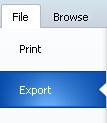 1. Under the File tab, select Print. 2. Checkmark the thumbnails you want to print. 3. Click Print. Saving Captured Images 1. Under the File tab, select Export. 2. Checkmark all the thumbnails you want to export.