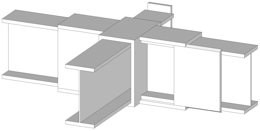 3.2 Main-Secondary Beam Connection-Type B: Sleeve Type Cantilever Cantilever Beam Plan Edge Beam