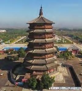 2.2 Seismic Performance of Existing Ancient Timber Structures in China The Yingxian Timber Tower constructed in 1056 is located in Shanxi Province of China. The 67.