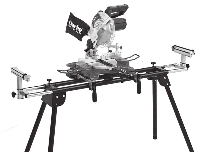 BENCH MOUNTING Holes are provided in all four feet to facilitate bench mounting. Always mount your saw firmly on a level surface to prevent movement. The saw can also be mounted to a piece of 12.