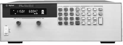 AC Power Source/Analyzers an integrated AC power solution AC Power Source/Analyzers 375-1750 VA Provides a complete AC and DC power and measurement solution Protect valuable DUTs with extensive