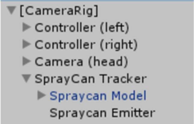 Object to SprayCan Tracker Set Model Offsets
