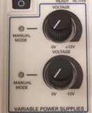 5 Variable Power Supply Manual Controls 6 Function Generator Manual Control This allows you to adjust the voltage for two variable power