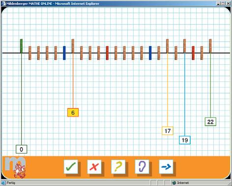 Sorting numbers on the number line Sorting numbers on the number line Tip: The numbers appear above
