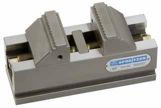 Spreitzer CLAMPING SOLUTIONS Spreitzer clamping solutions Mechanical centre-clamping vises MZR + Attractively priced basic