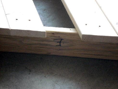 (See Figure 1a) (You ll find the marks on the joists, just match