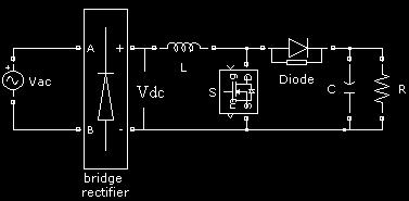 Figure 2 boost Input voltage (V DC ) 24V Output voltage (V O ) 60V Duty Ratio (D) 0.6 Inductor (L) 3mH Capacitance(C) 3000µF Load Resistor (R) 1500 Ω Switching Frequency 28Khz converter.