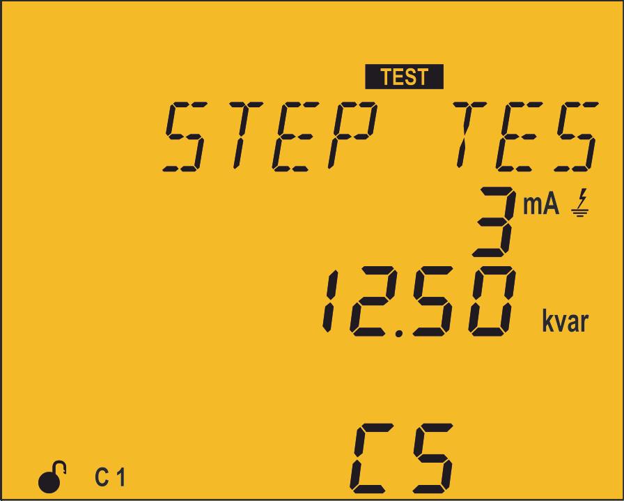 At the end of the AutoTest, the device automatically returns to the Individual Test screen.