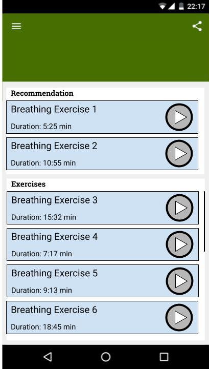 like. The breathing exercises aid the users to rectify and foster their abdominal breathing habit.