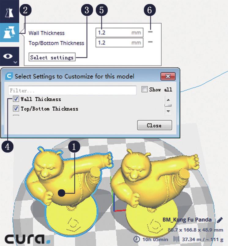 Per Model Setting WWW.BIQU.EQUIPMENT This function will enable you to customize printing settings for a single model.