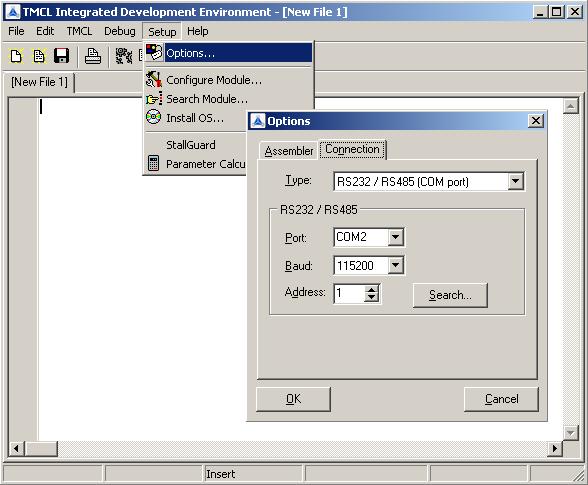 TMC603-EVAL MANUAL (V. 1.01 / April 14th, 2009) 22 7 The Firmware 7.