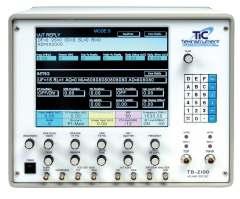 TB-2100 ATC/DME/MODE S Test Set Datasheet Description The TB-2100 is a modern, easy to use bench test set designed for testing Mode A, C, and S transponders and distance measuring equipment (DME).